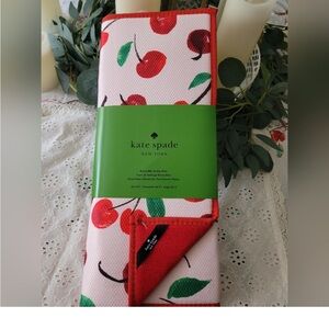 ♠️Kate Spade CHERRY Print Drying Mats